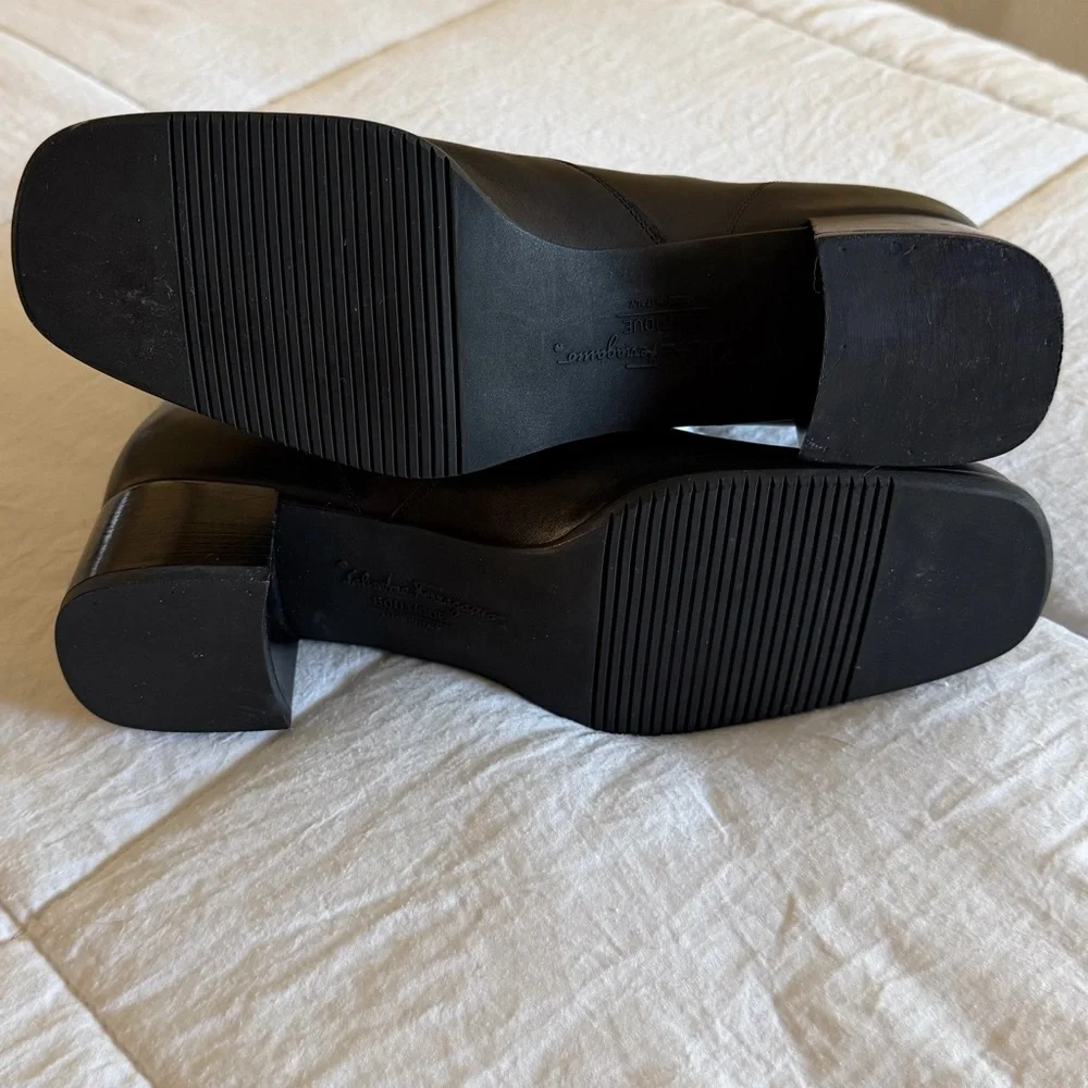 Salvatore Ferragamo Leather Ankle Boots - Picture 9 of 11